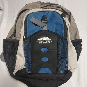 Northwest Territory Hydration Hiking Outdoor Backpack  KMT2203 Blue Gray  Black